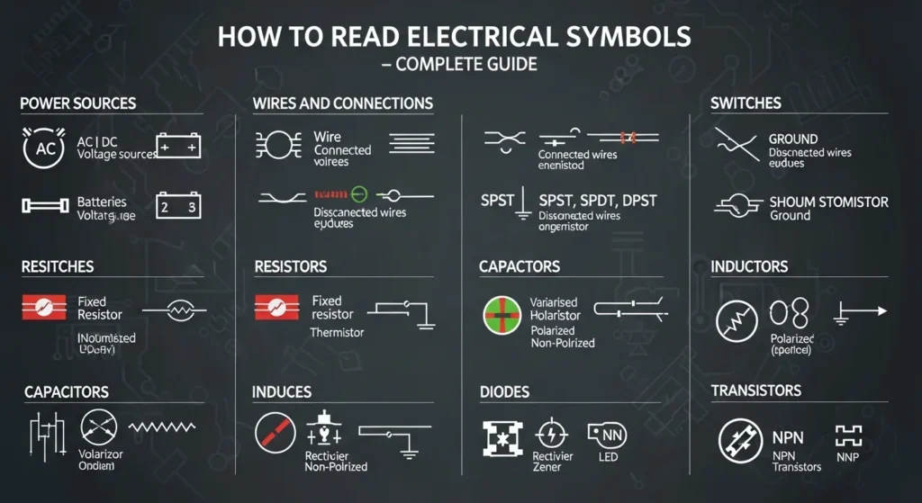 How to Read Electrical Symbols – Complete
