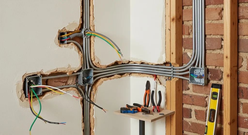 Conduit Wiring System in Homes