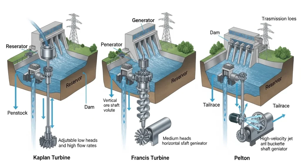 Hydroelectric Generator Types