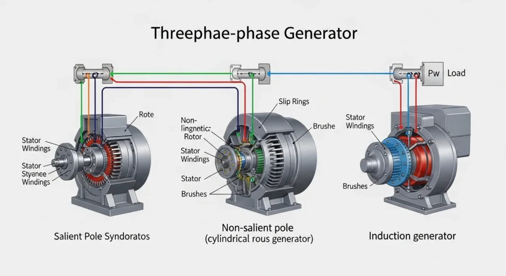 Three Phase Generator Types