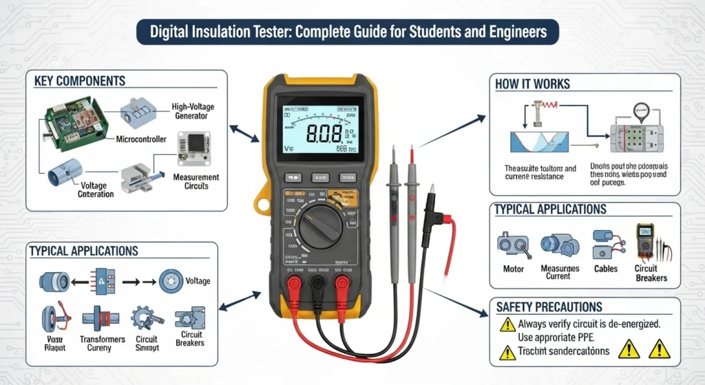 Digital insulation tester