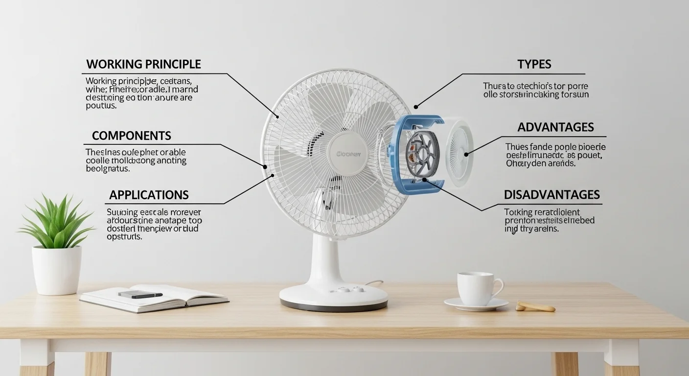 Nortex Table Fan Table Fans: Working Principle, Types, Components, Applications ...