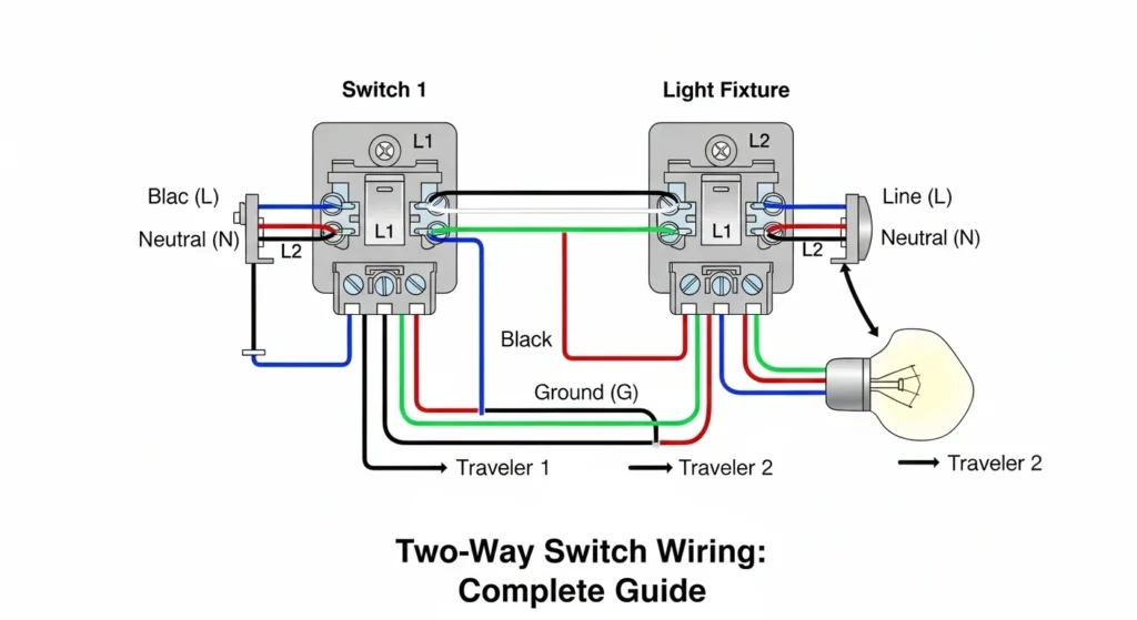 two-way switch wiring