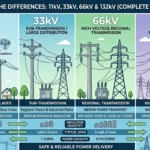 Difference Between 11kV 33kV 66kV and 132kV