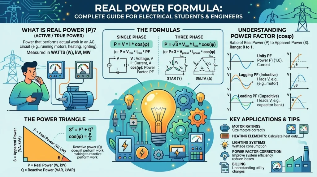 Real Power Formula
