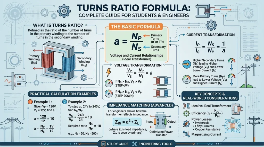 Turns Ratio Formula