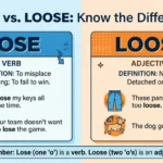 lose vs loose