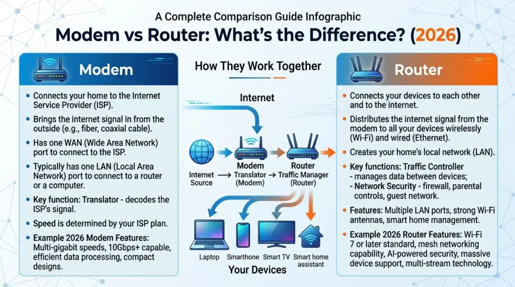 modem vs router