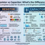 resistor vs capacitor