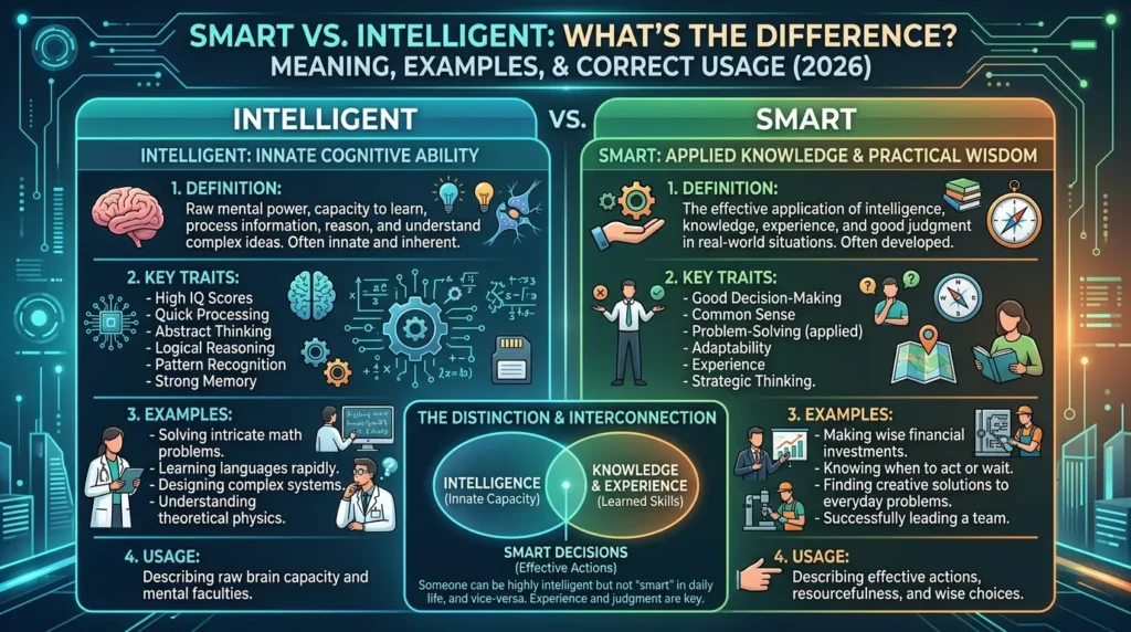 smart vs intelligent