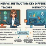 teacher vs instructor