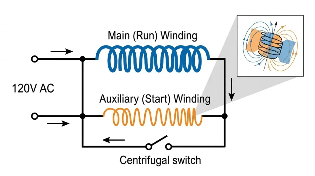 What is Split Phase Motor?