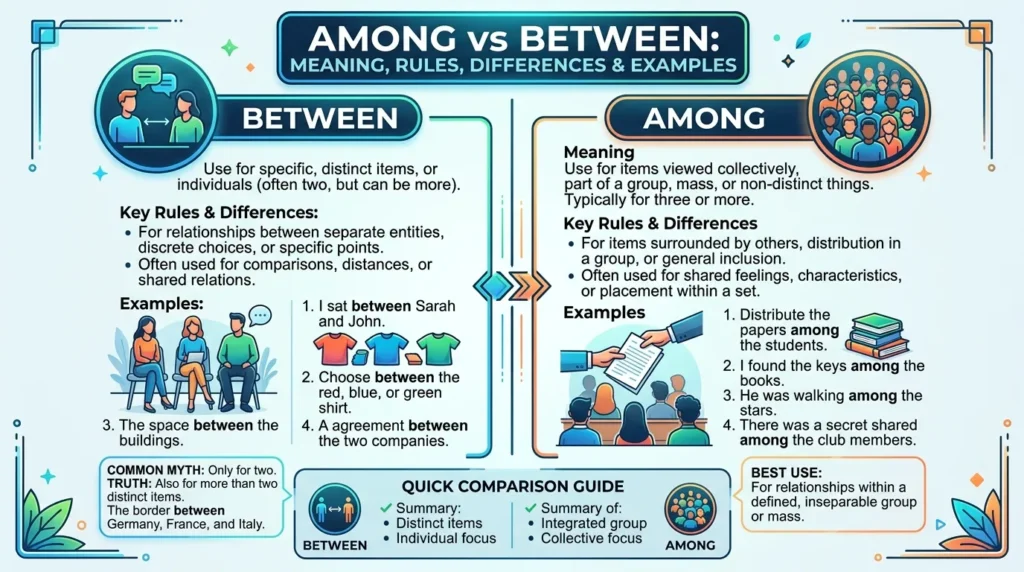 among vs between