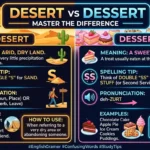 desert vs dessert