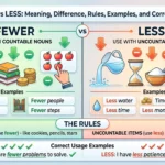 fewer vs less