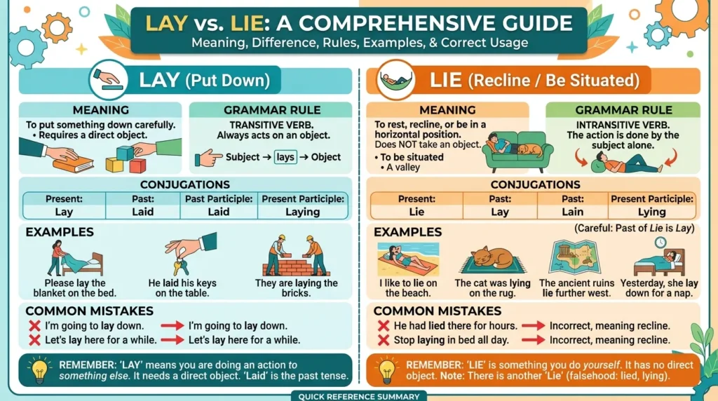 lay vs lie
