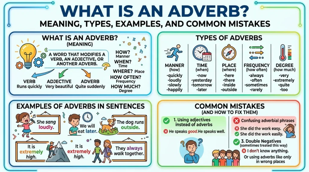 what is a adverb?