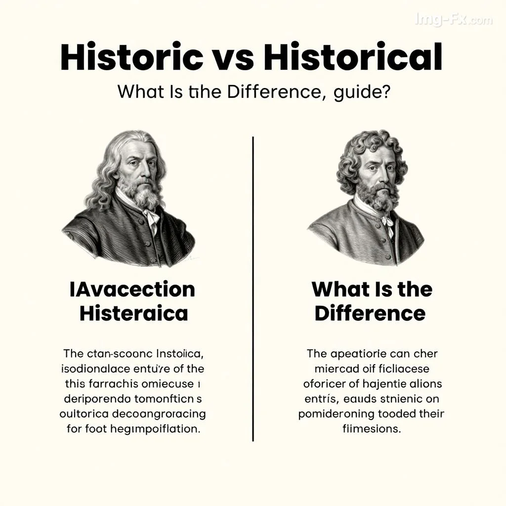 Historic vs Historical