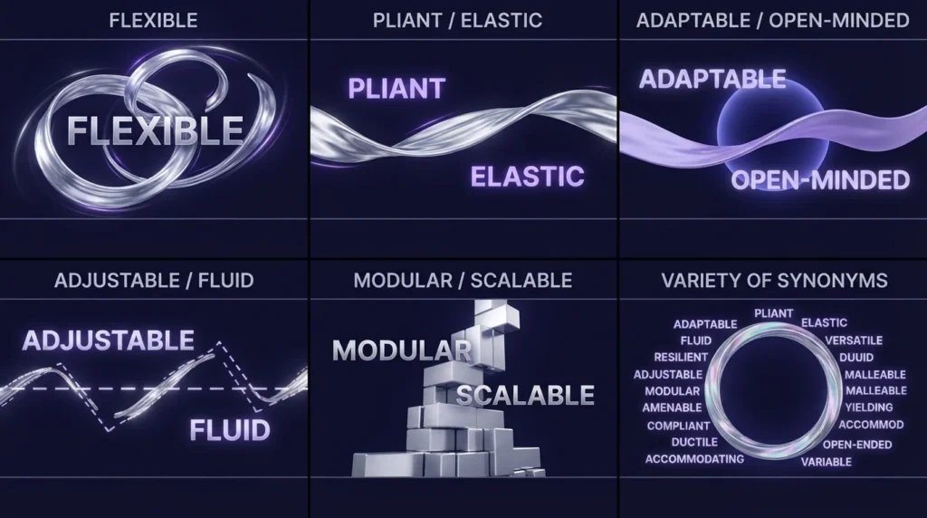 synonyms for flexible