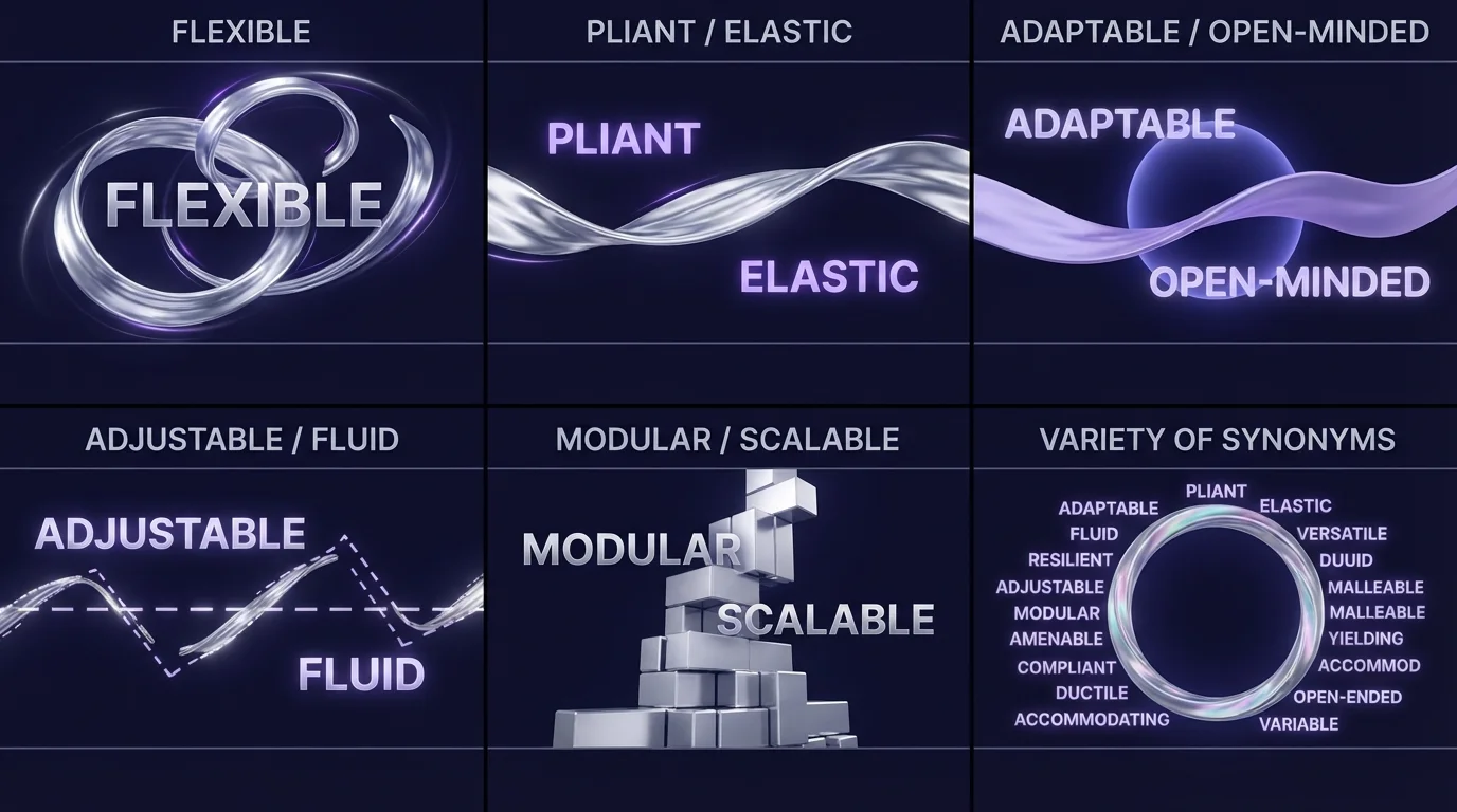 synonyms for flexible