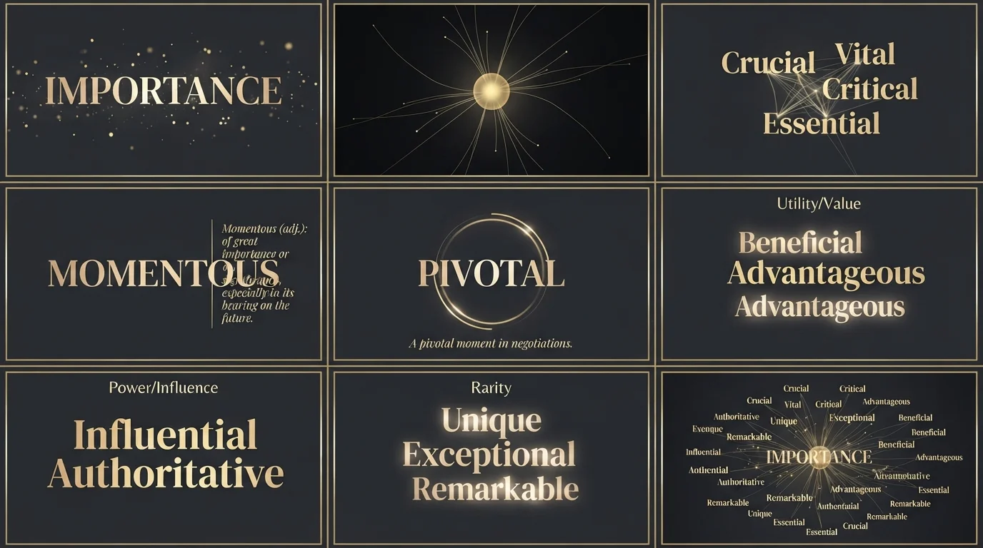 synonyms for importance