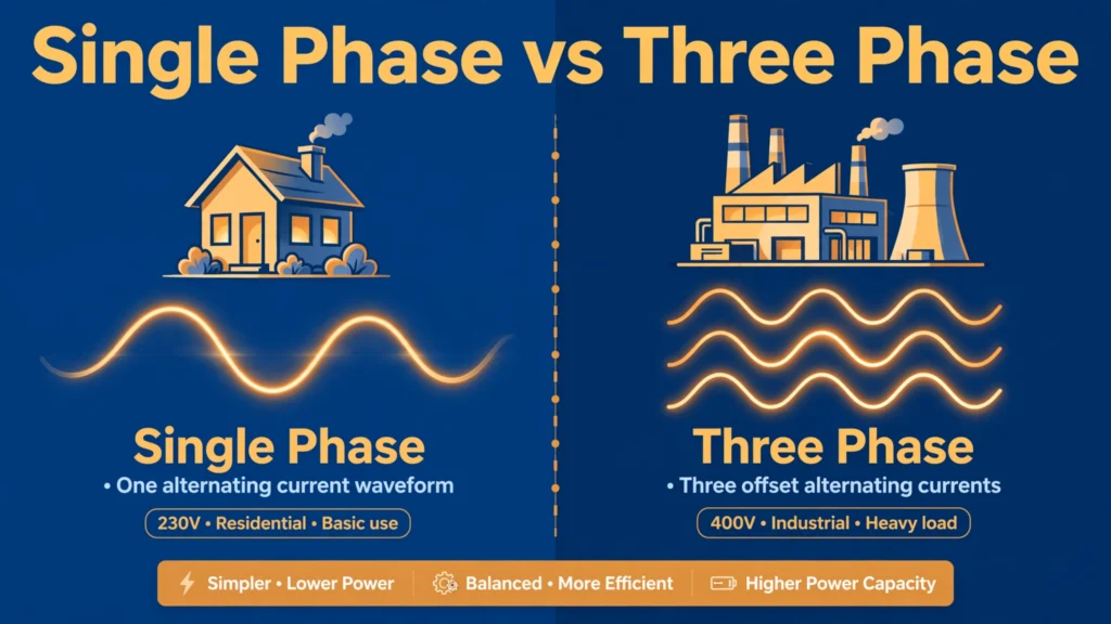 Single Phase vs Three Phase