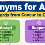Synonyms for Agree