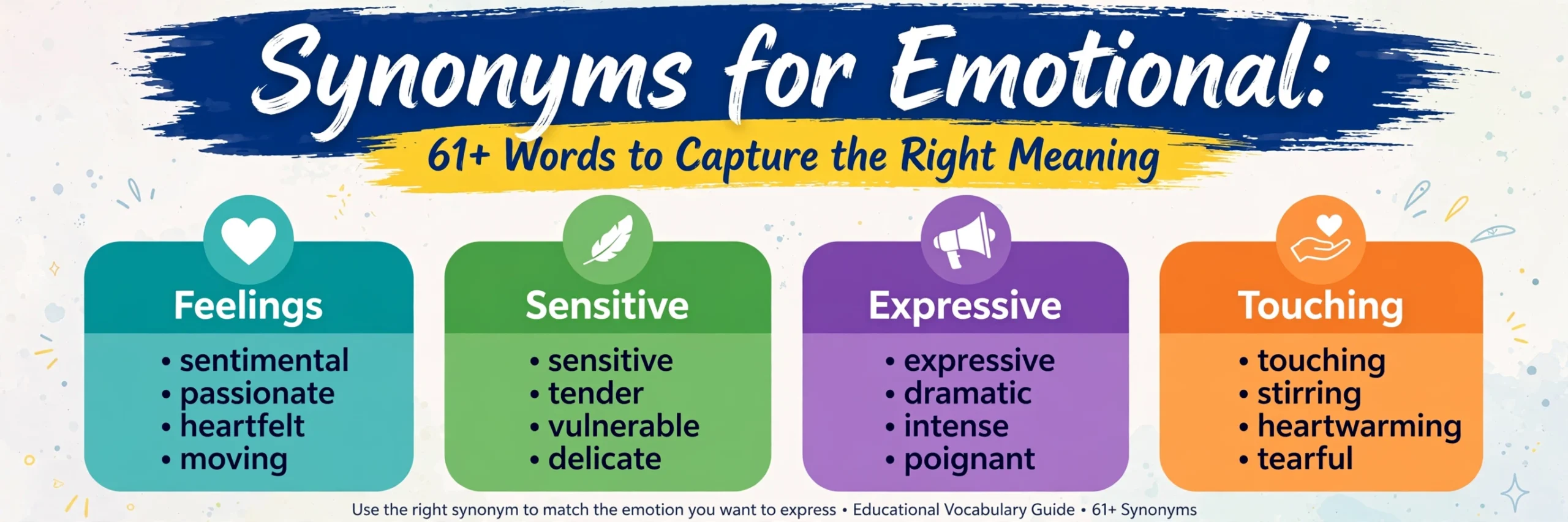 Synonyms for Emotional