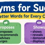 Synonyms for Suggests